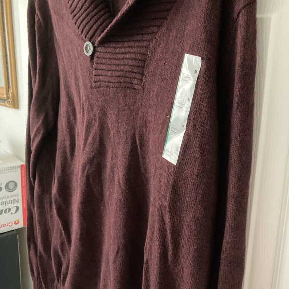 NWTS Mens Burgundy Sweater - Picture 3 of 10